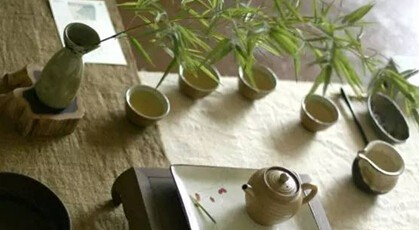喝茶承载着传统的茶文化